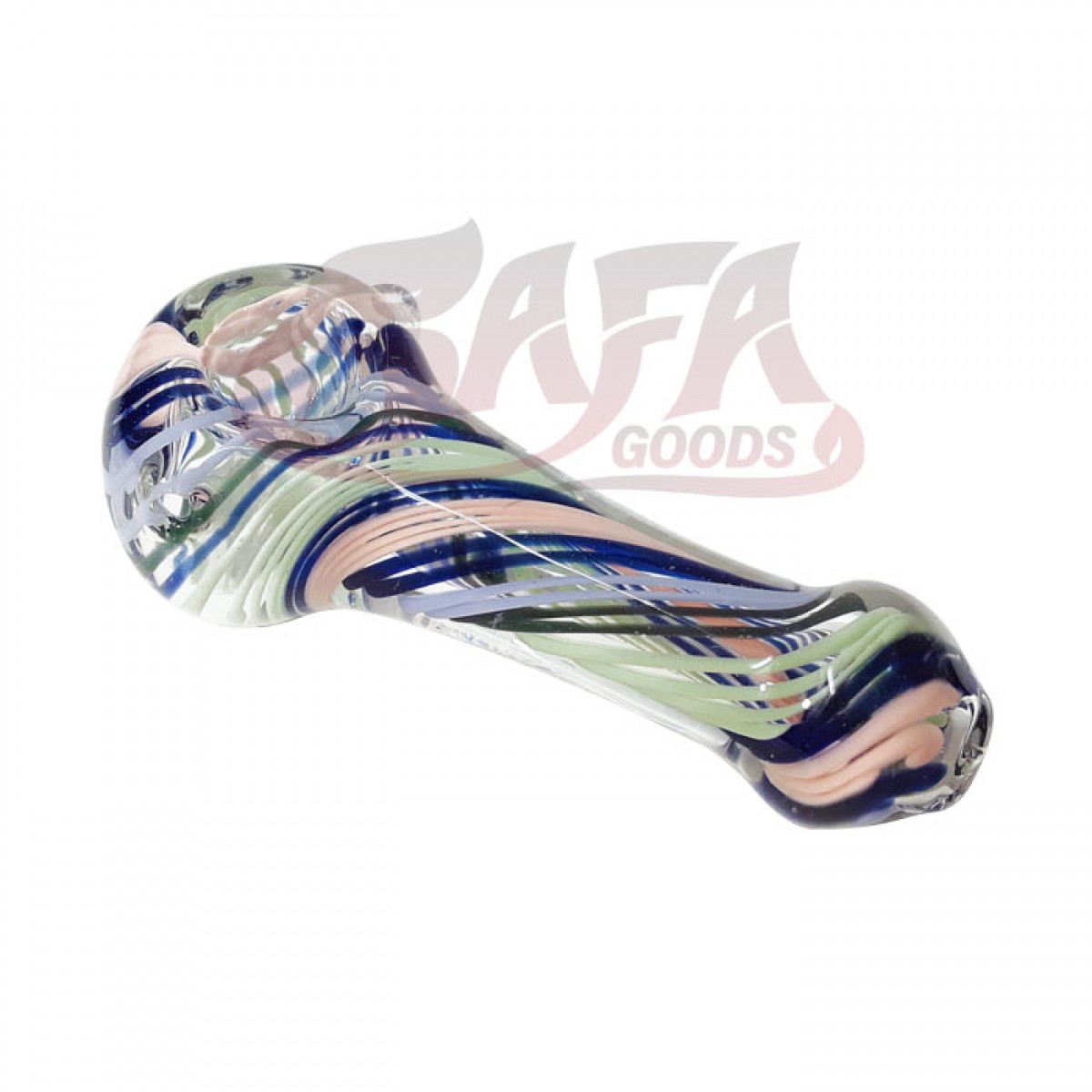 3 Inch Glass Hand Pipes - Linework